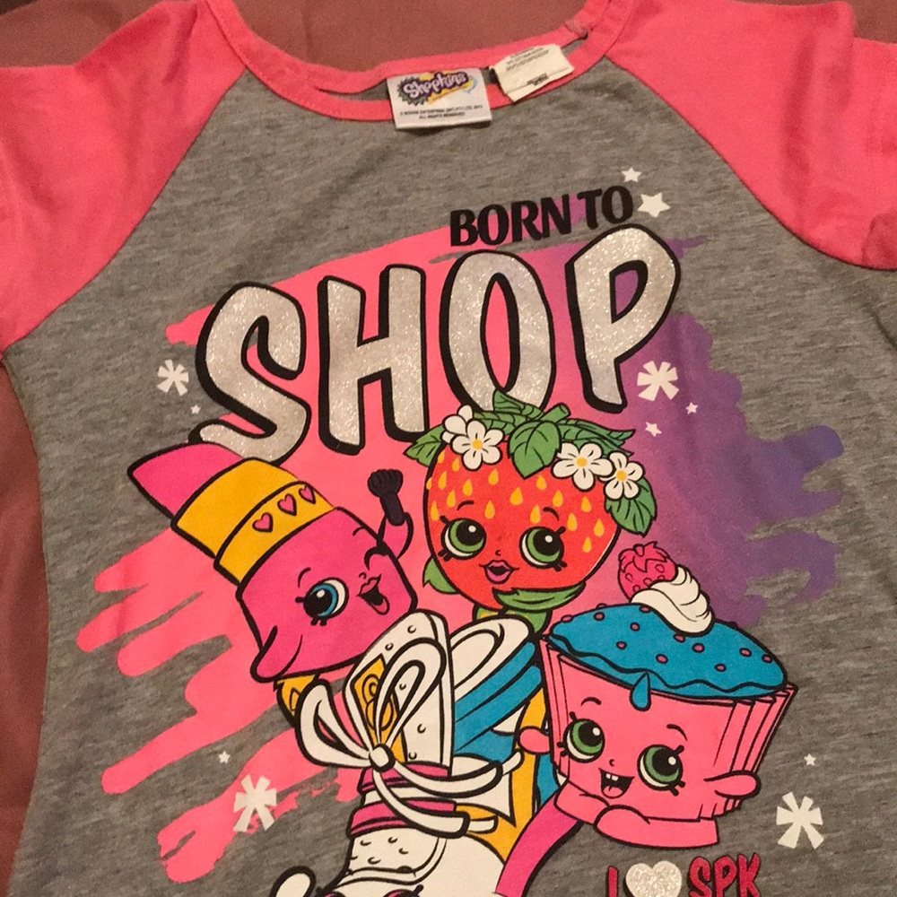 Girls Shopkins shirt